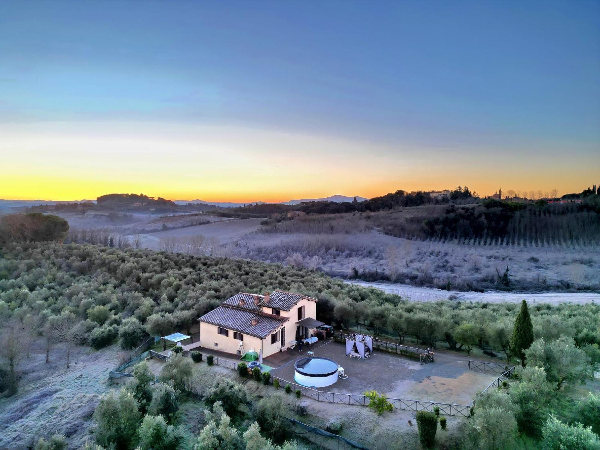 Villa Degli Olivi Nature Siena Exteriör bild